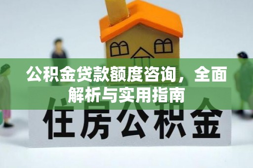 万源公积金贷款额度咨询，全面解析与实用指南